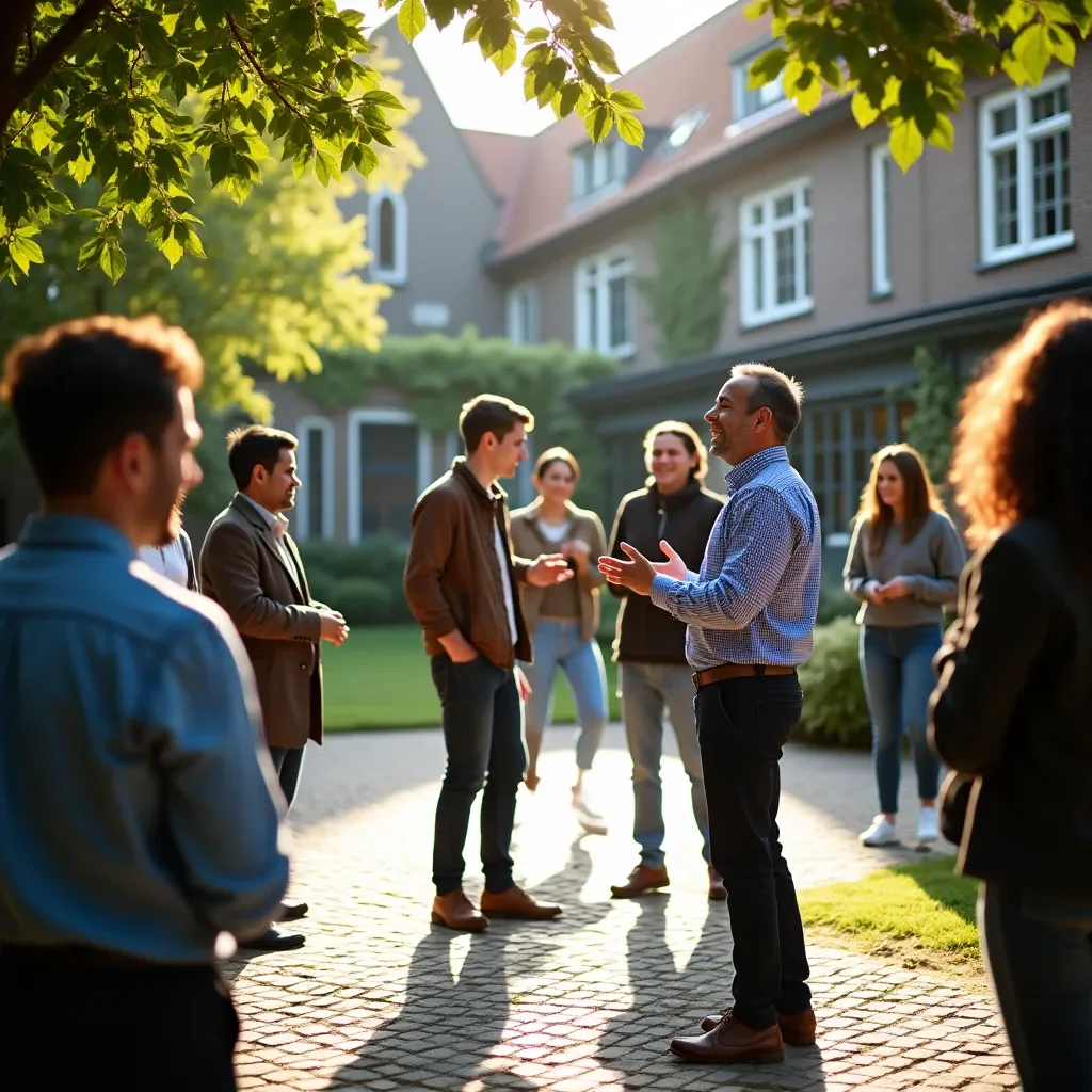 Creative team at work